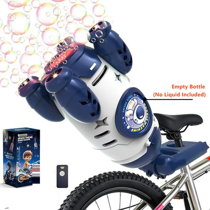 Remote Control Bubble Gun for Kids Automatic Rocket Bubble Machine Bicycle Use & Handheld Rechargeable Bubble Bubble Blower Toys