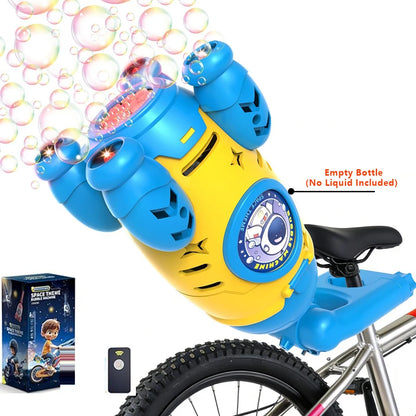 Remote Control Bubble Gun for Kids Automatic Rocket Bubble Machine Bicycle Use & Handheld Rechargeable Bubble Bubble Blower Toys