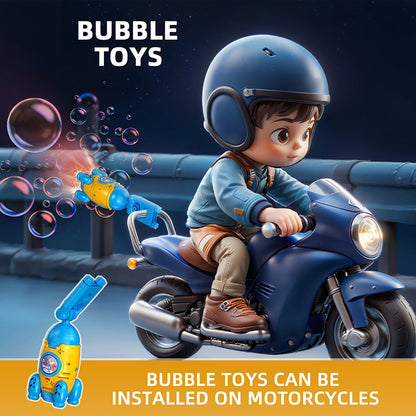 Remote Control Bubble Gun for Kids Automatic Rocket Bubble Machine Bicycle Use & Handheld Rechargeable Bubble Bubble Blower Toys